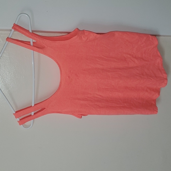 2/$5 Neon pink Amercian Eagle Tank Top - Picture 2 of 3